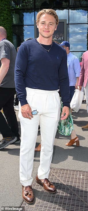 EastEnders star Ben Hardy put on a smart display