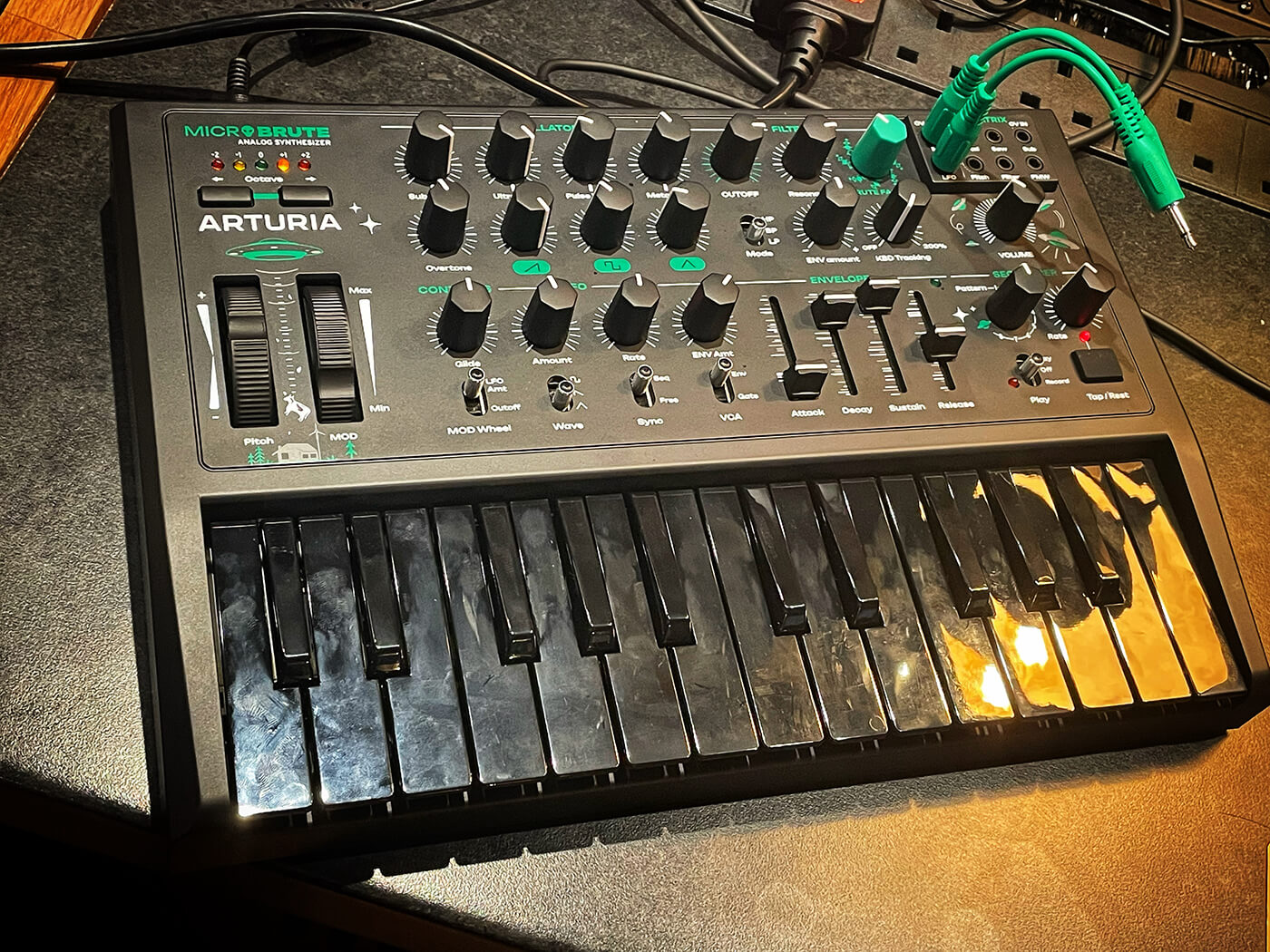 Arturia UFO-edition MicroBrute, photo by press