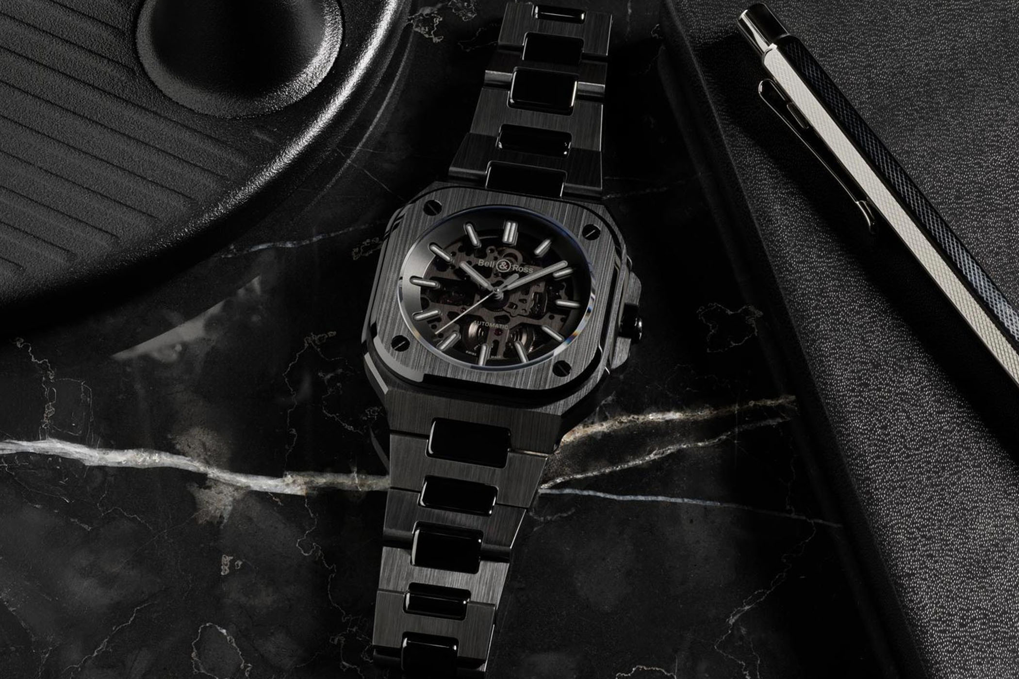 The Bell & Ross BR-05 Skeleton Phantom Ceramic