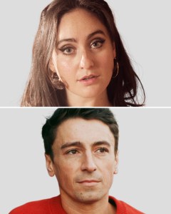 Catherine Cohen and Pat Regan