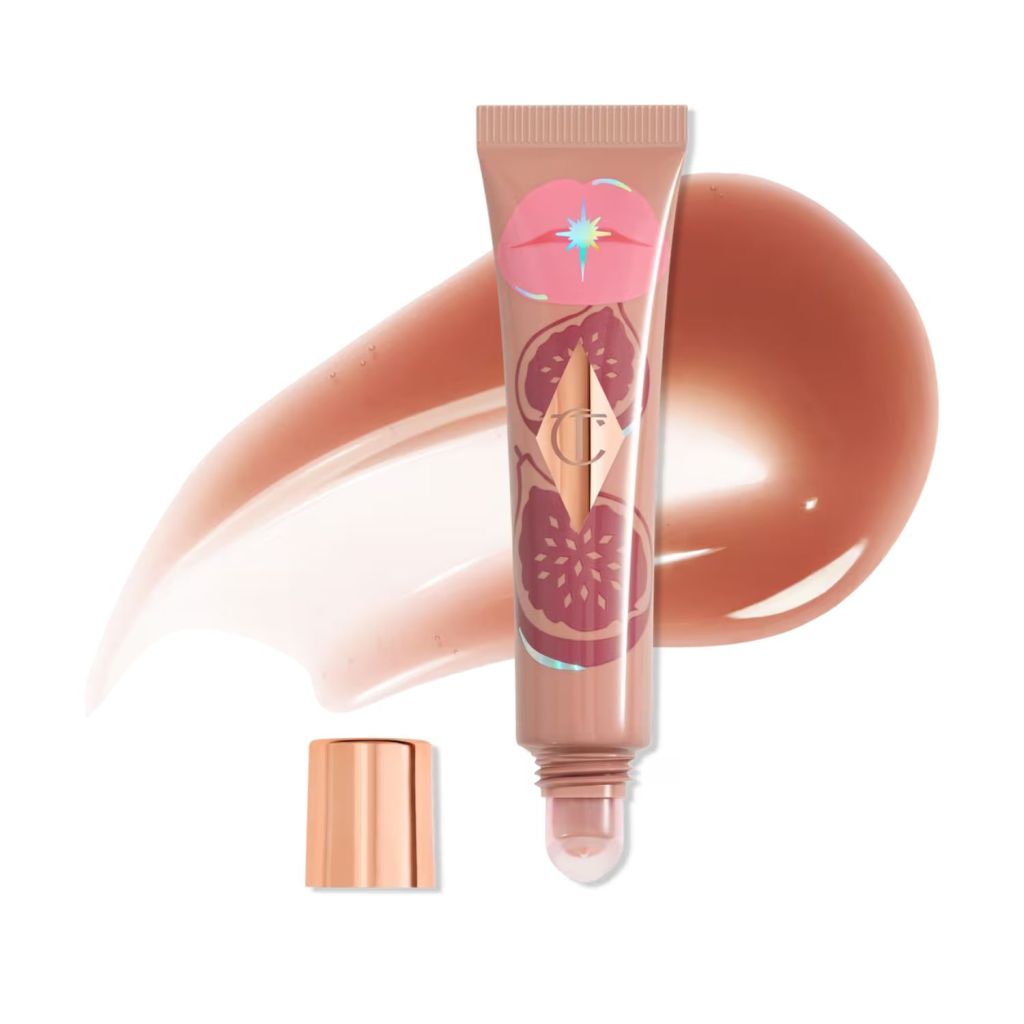 Charlotte Tilbury lip oil with swatch