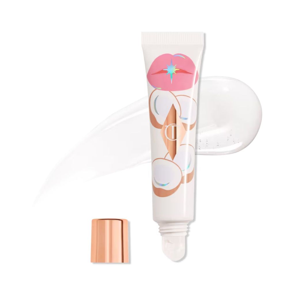 Charlotte Tilbury lip oil with swatch