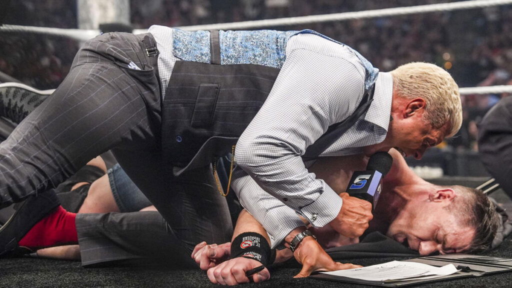 John Cena vs Cody Rhodes Match Stipulation at SummerSlam Is Perfect Opportunity to ‘Ruin Wrestling’ Once Again 4 Cody Rhodes confronting John Cena after attacking him.