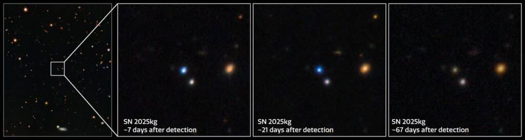 Gemini North and Gemini South Capture the Fading Light of SN 2025kg