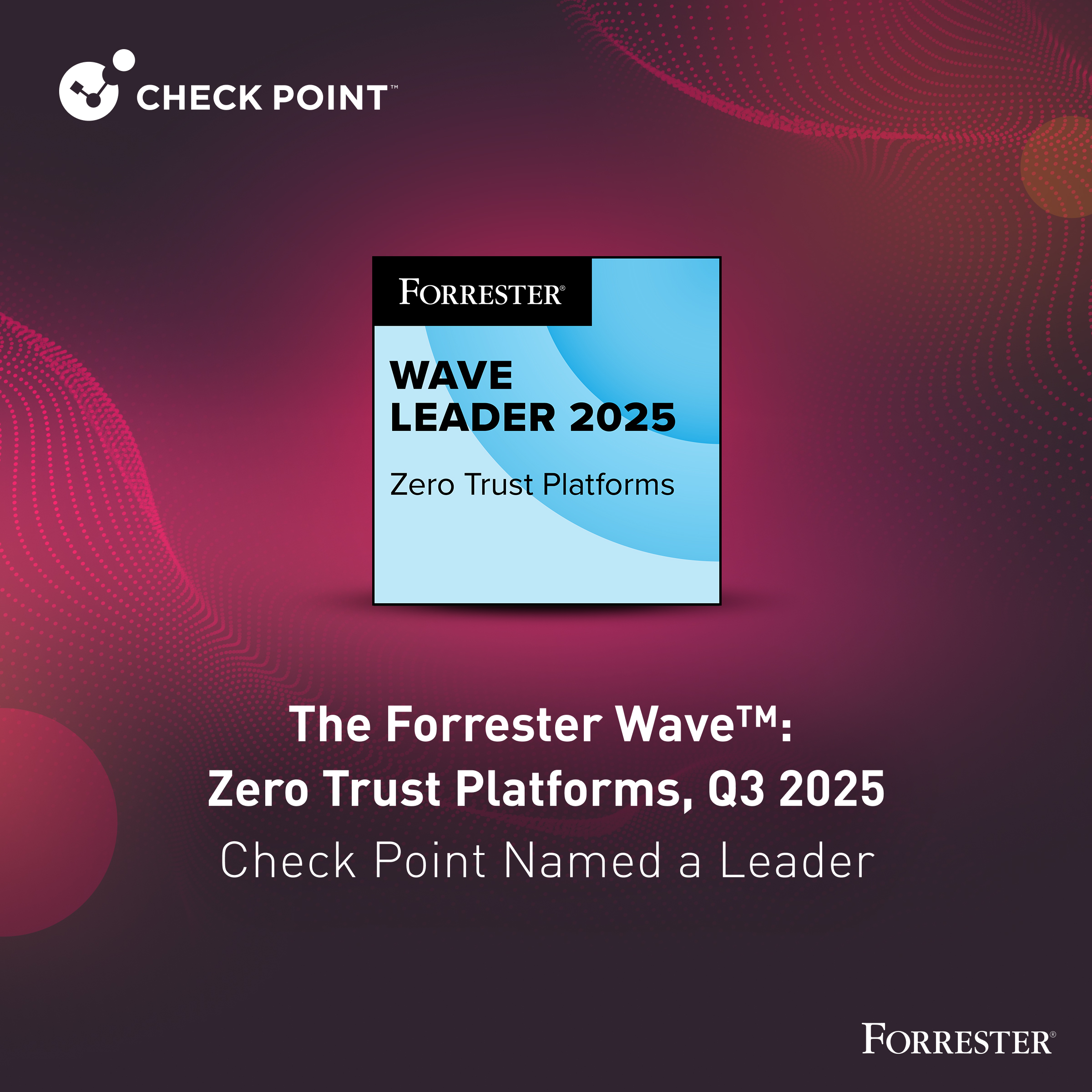 Check Point Software Technologies Named a Leader in Zero Trust Platforms, Q3 2025 Evaluation