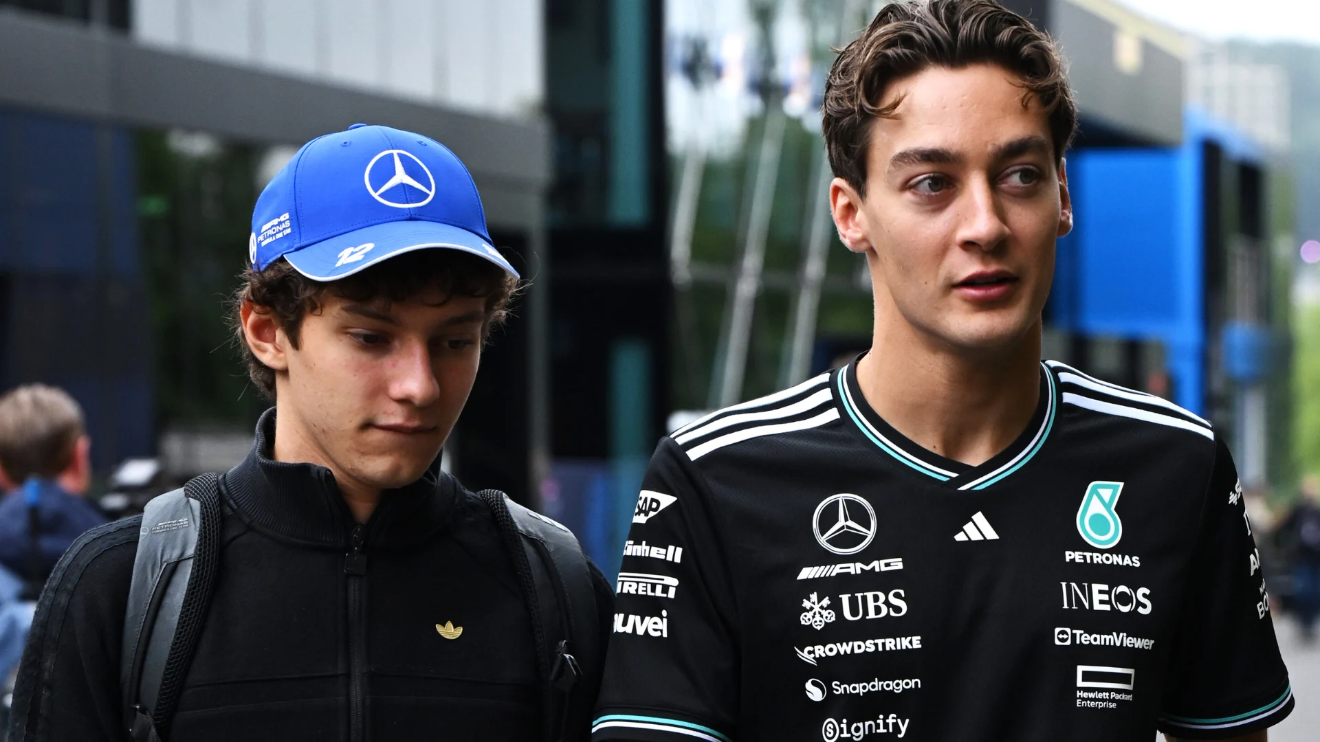 George Russell and Kimi Antonelli offer update on Mercedes contract talks amid Max Verstappen rumours ahead of Belgian Grand Prix