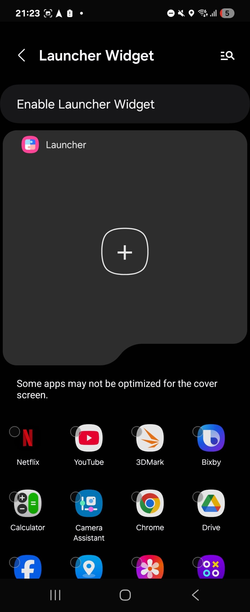 galaxy z flip 7 cover screen apps 3