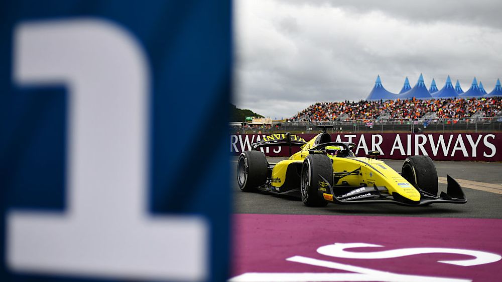 Fornaroli pulls into the P1 slot after winning the Silverstone Feature Race