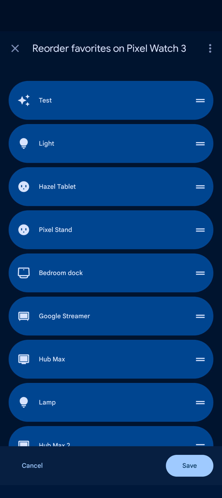 Google Home Wear Favorites