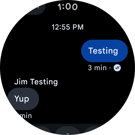 Google Messages Wear M3 Expressive