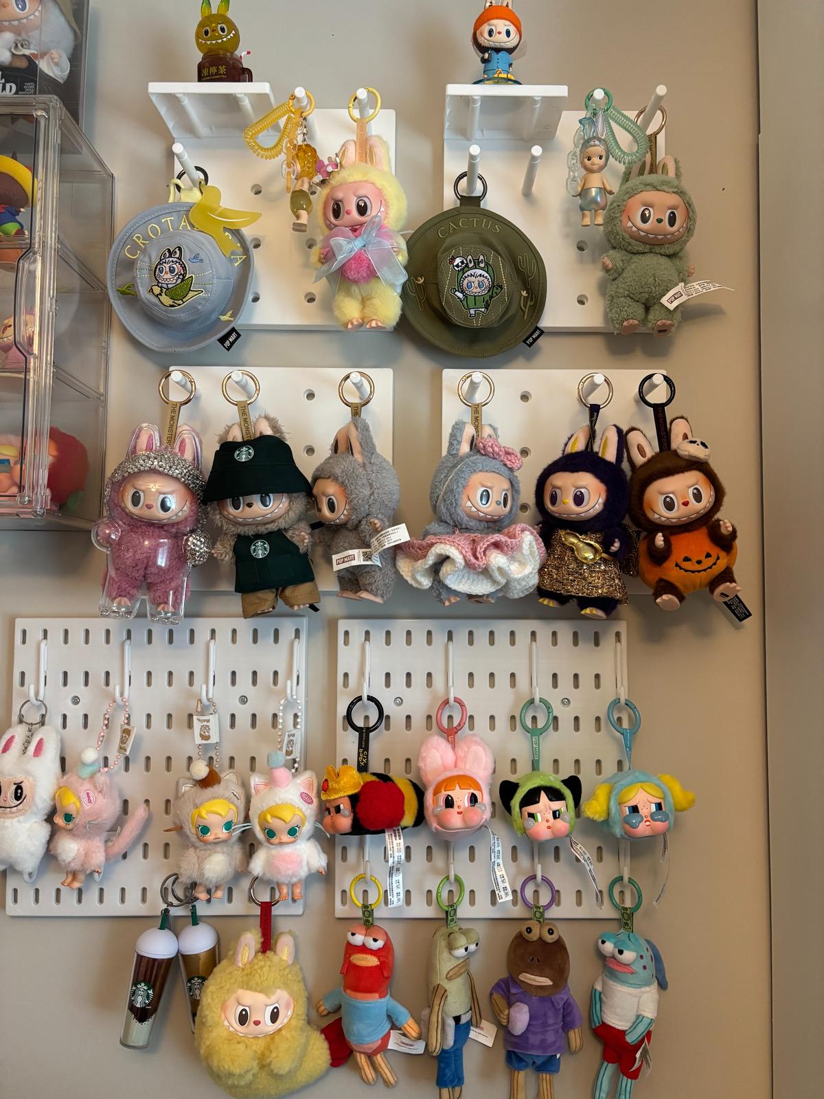 Ensito’s collection of Labubu bag charms Ensito’s collection of Labubu bag charms
