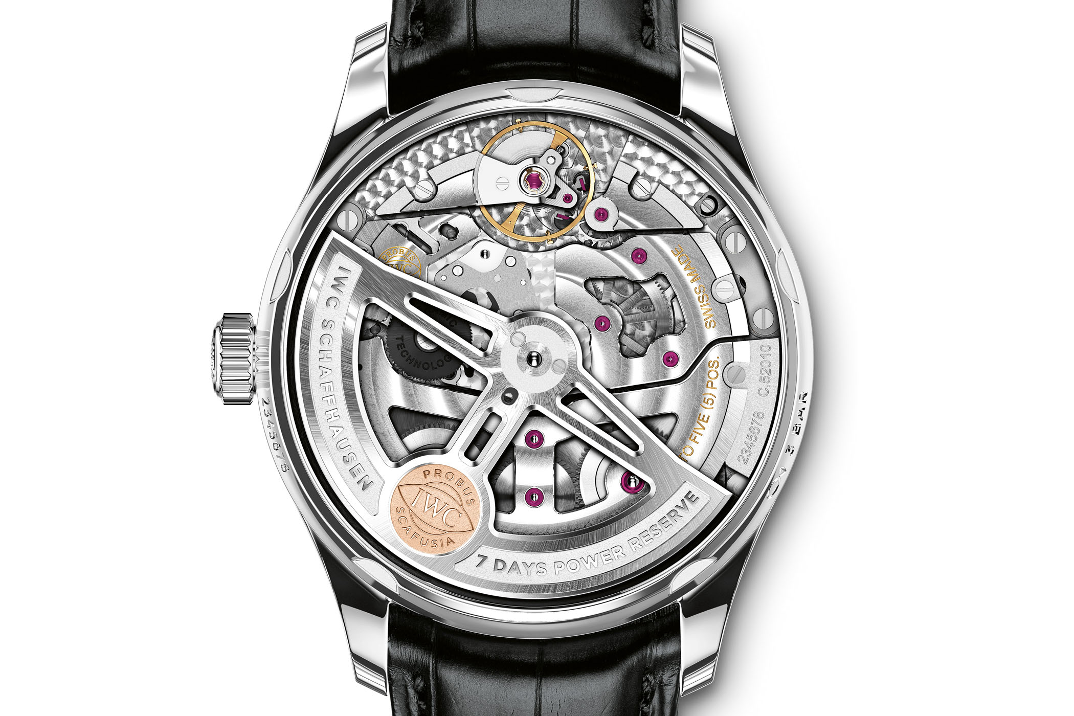 IWC Portugieser Automatic Steel Rhodium indexes IW500712