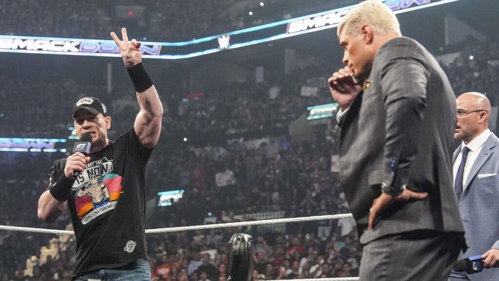John Cena vs Cody Rhodes Match Stipulation at SummerSlam Is Perfect Opportunity to ‘Ruin Wrestling’ Once Again 3 John Cena and Cody Rhodes during a promo.