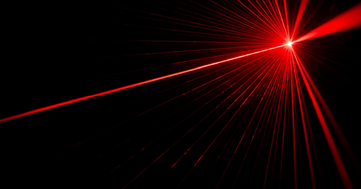 Red laser refracting 