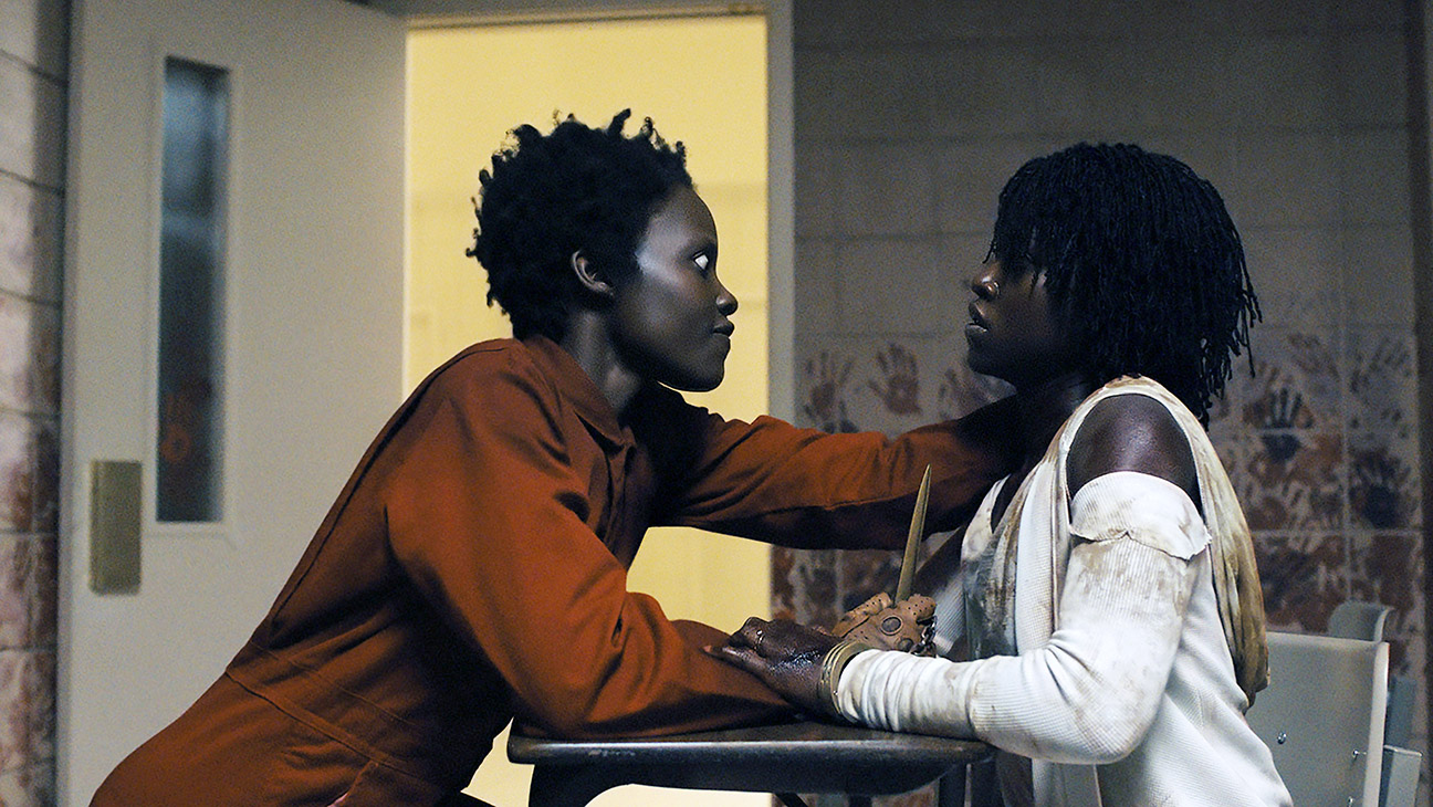 Us, Lupita Nyong'o as doppelganger Red (left) and Adelaide Wilson (right), 2019.