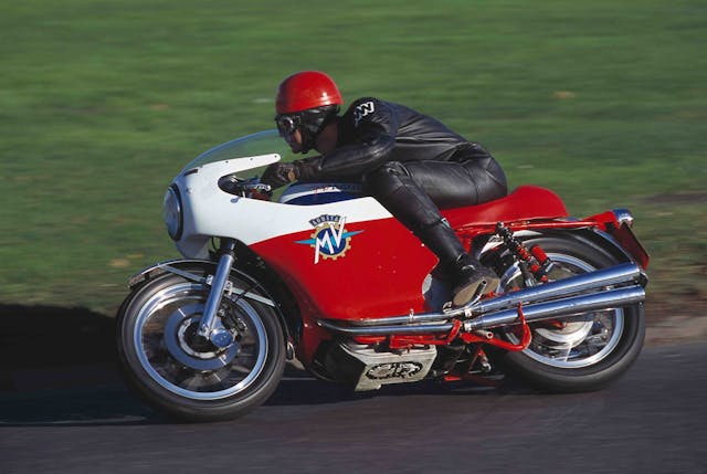 MV Agusta MV750S rider action