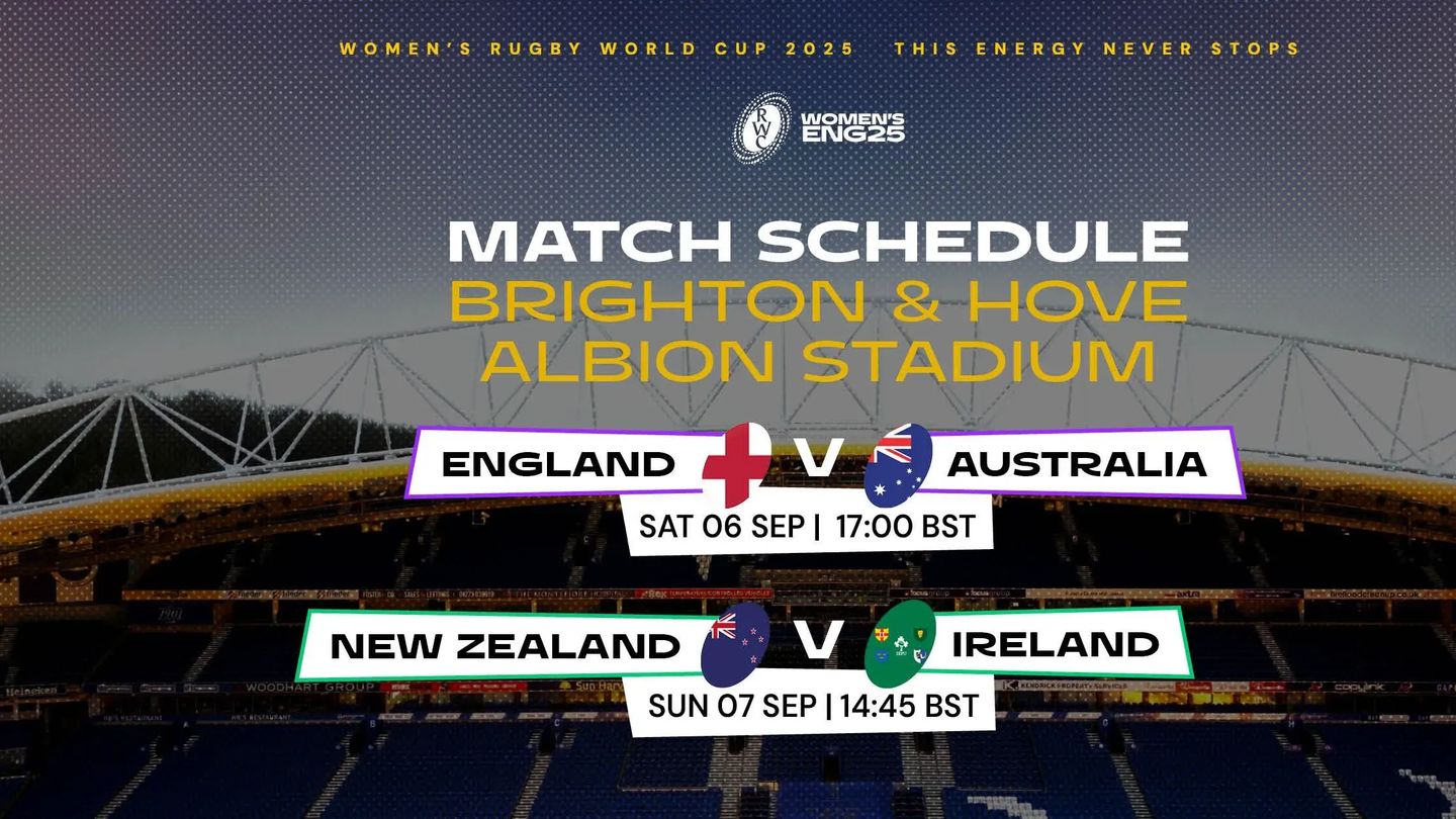 Brighton RWC 2025 match schedule pic