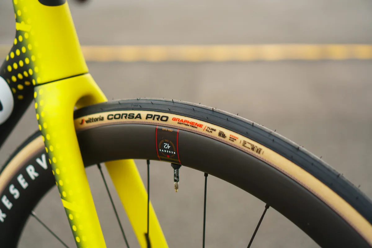 Matteo Jorgenson's new Cervélo R5 at the 2025 Tour de France