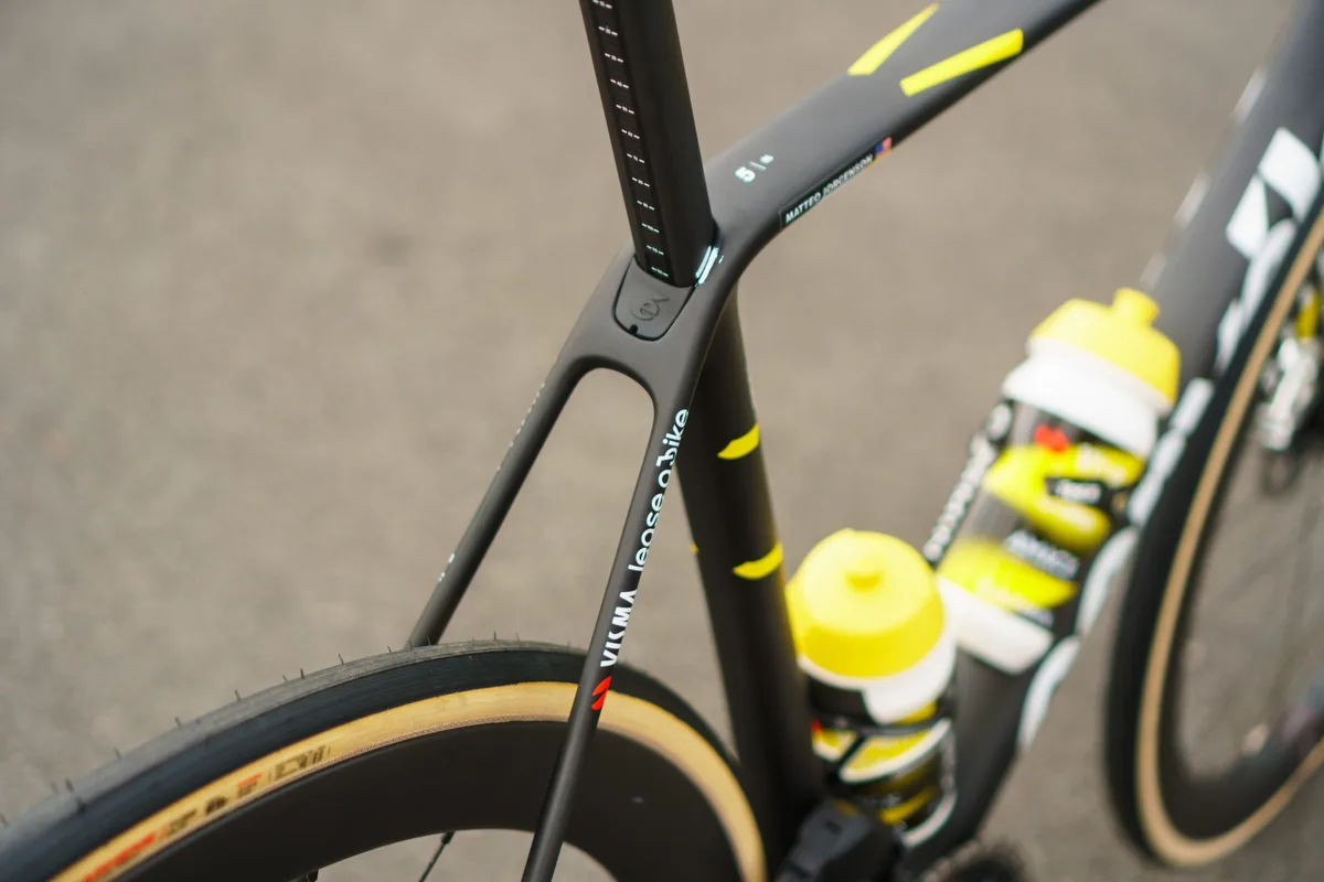Matteo Jorgenson's new Cervélo R5 at the 2025 Tour de France