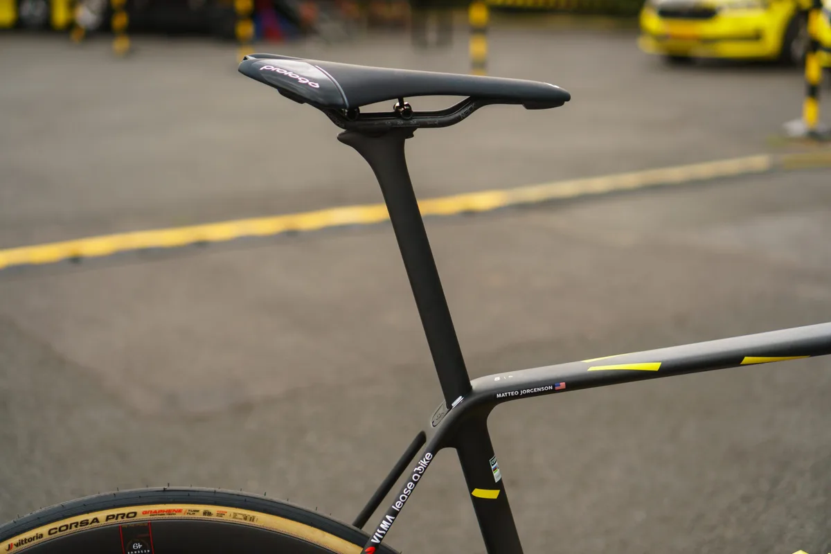 Matteo Jorgenson's new Cervélo R5 at the 2025 Tour de France