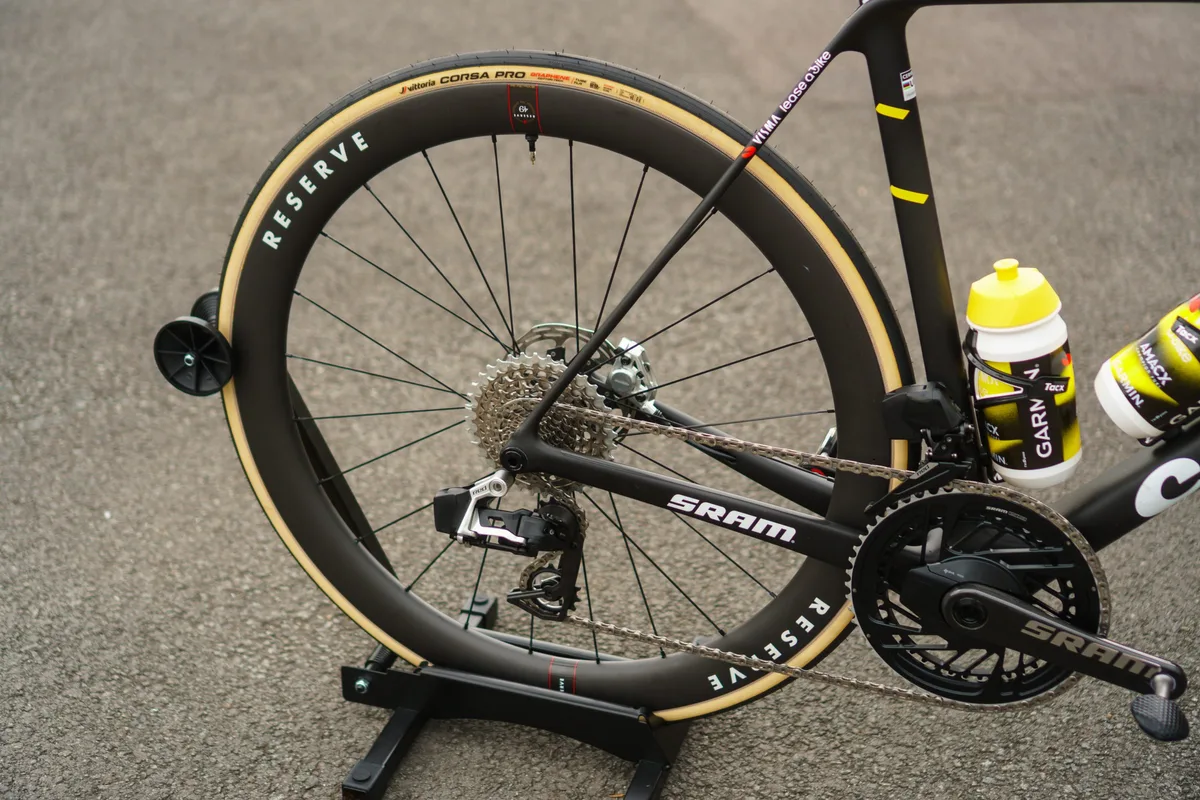 Matteo Jorgenson's new Cervélo R5 at the 2025 Tour de France