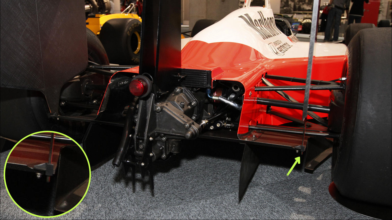 McLaren MP4-4 rear end