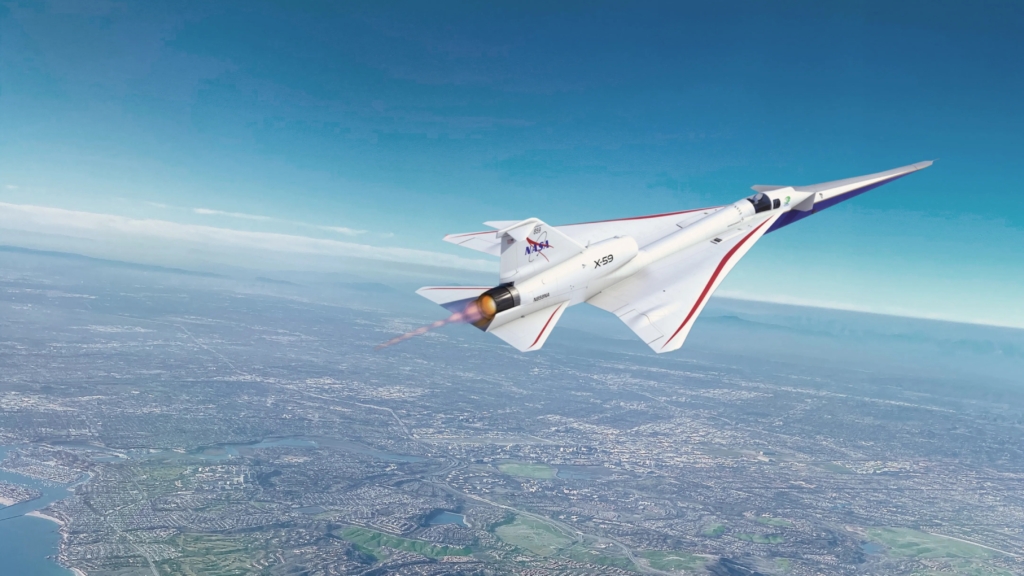 NASA X-59 quiet supersonic technology demonstrator