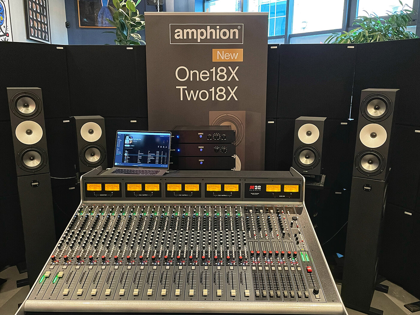 New One18X and Two18X monitors from Amphion, photo by press