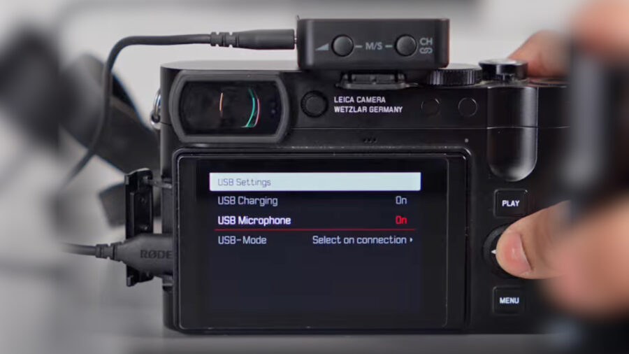 Leica Q3 now compatible with RØDE mics via USB