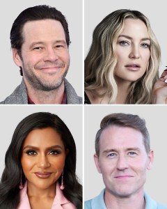 Ike Barinholtz — creator, producer, writer
Kate Hudson — actor, producer
Mindy Kaling — creator, producer, writer
David Stassen — creator, showrunner, producer, director, writer