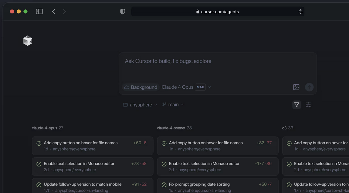 Anysphere’s Cursor brings AI coding agents to web and mobile browsers