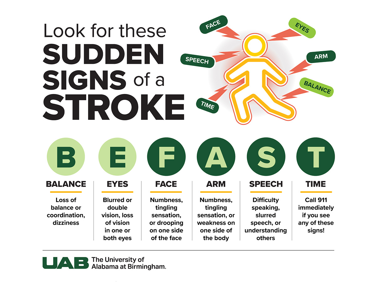 BE FAST to detect a stroke: ‘Every minute counts’