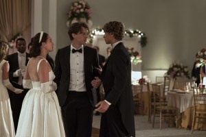 L-R: Lola Tung, Christopher Briney, Gavin Casalegno in 'The Summer I Turned Pretty' Season 1