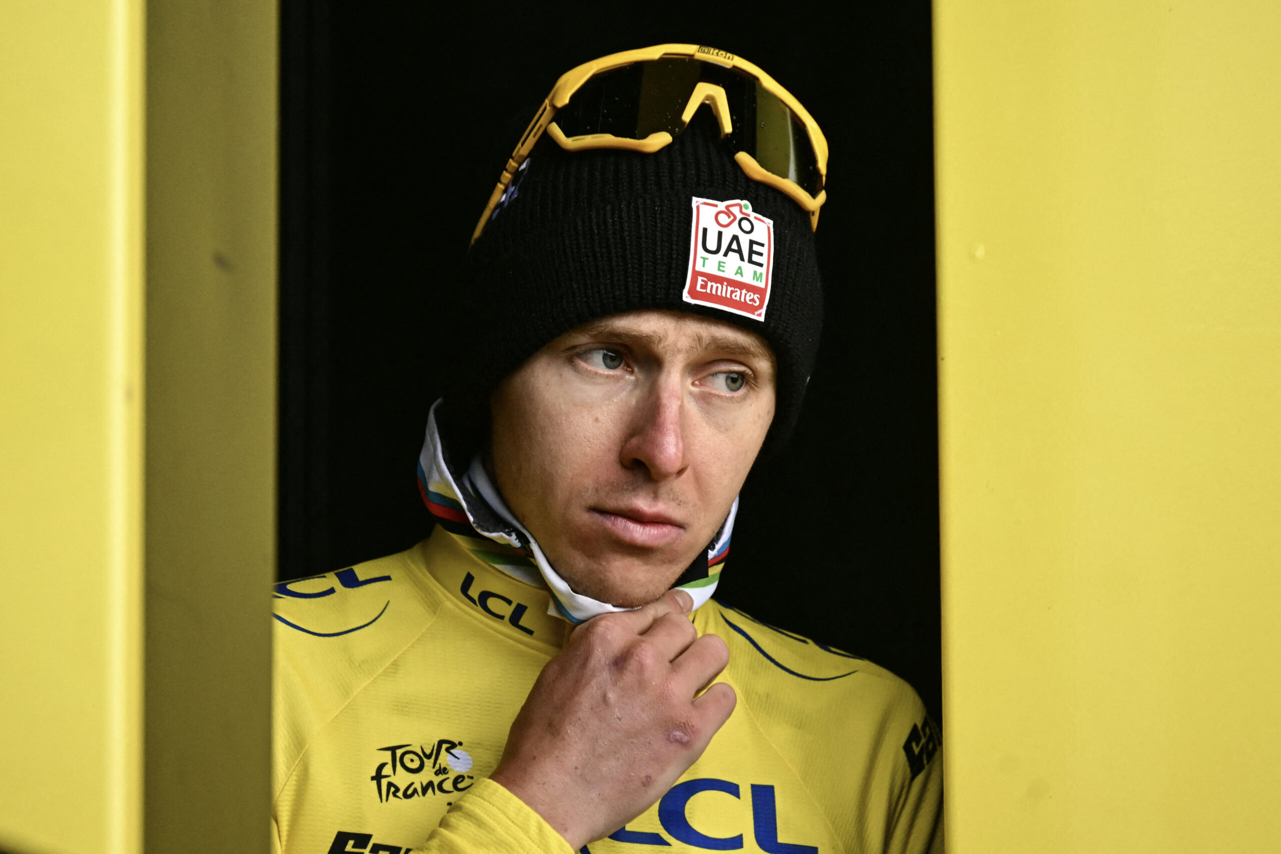 ‘I don’t feel super energised right now’ – tired Tadej Pogačar all but seals Tour de France victory with defensive ride