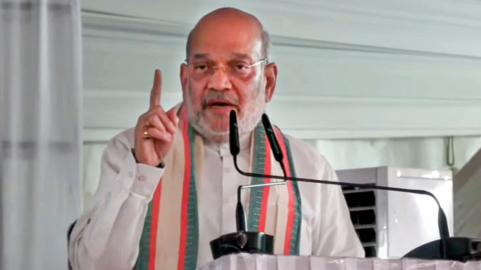 Union Home Minister Amit Shah in Poonch. Union Home Minister Amit Shah in Poonch.