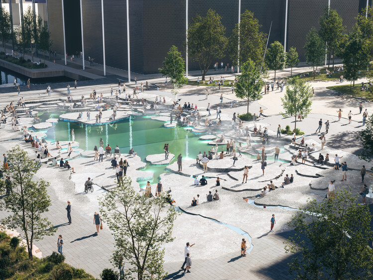 BIG Wins Competition to Transform Three Urban Plazas into an Interconnected 'City Stage' in Copenhagen, Denmark - More Images