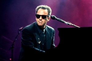 Musician Billy Joel performs onstage at the Rosemont Horizon, Rosemont, Illinois, February 28, 1990. (Photo by Paul Natkin/Getty Images)