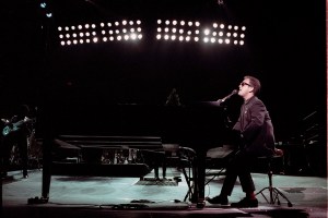 Uniondale, N.Y.: Musician Billy Joel in concert at the Nassau Coliseum in Uniondale, New York on December 21, 1989. (Photo by John Keating/Newsday RM via Getty Images)