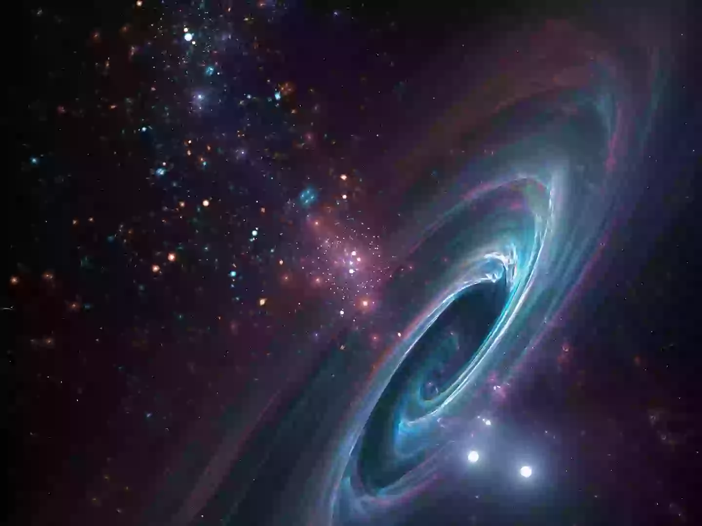 The study suggests that we could all be in a black hole (Getty stock images)