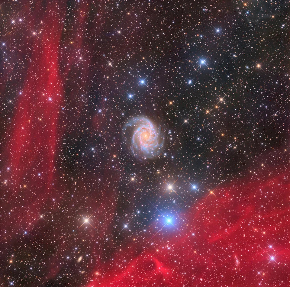 a swirling galaxy