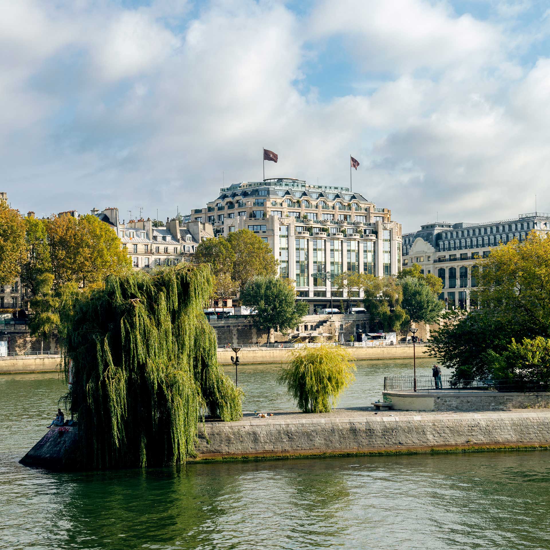 The Cheval Blanc Paris — set in a remade Art Deco apartment store, directly overlooking the Seine.