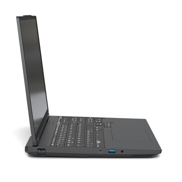 Ethernet is available, but the laptop isn't particularly compact (Image source: Tuxedo)