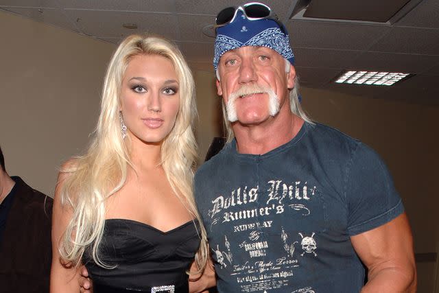 Jamie McCarthy/WireImage Brooke and Hulk Hogan at Jingle Ball 2006