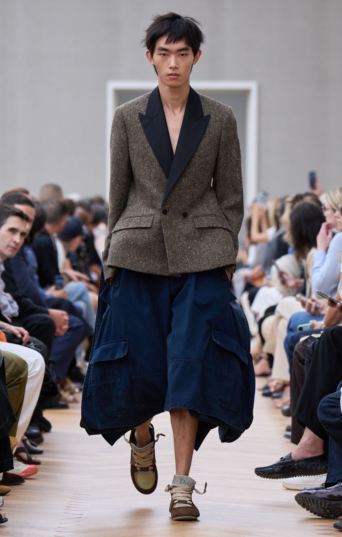 Jonathan Anderson’s debut collection for Dior featured classic silhouettes from the archives given a new twist.
