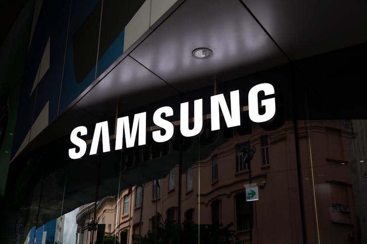 A Samsung sign in Ho Chi Minh City.