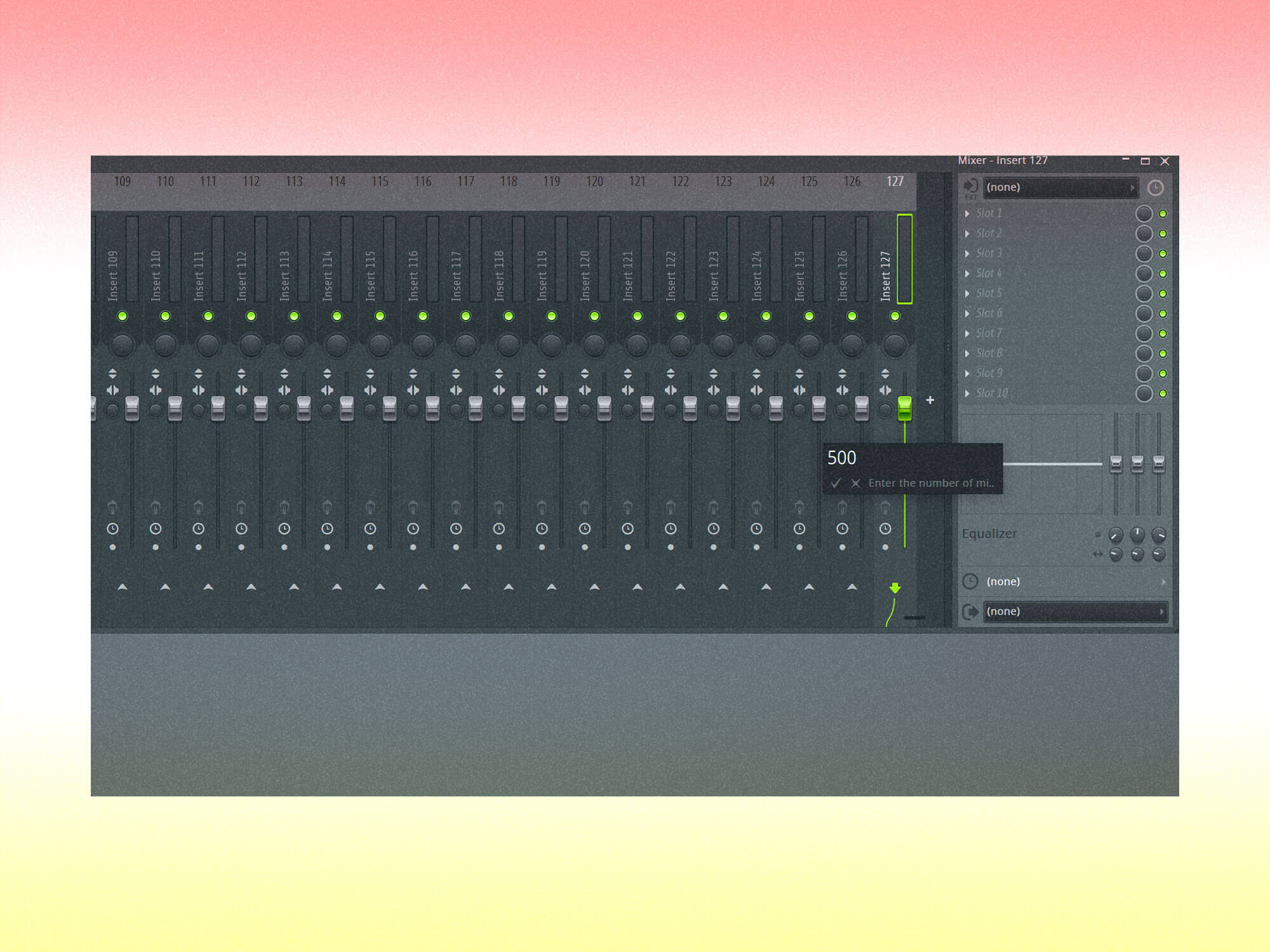 FL Studio 2025 mixer, photo by press