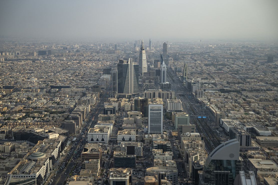 Riyadh skyline in October 2023.