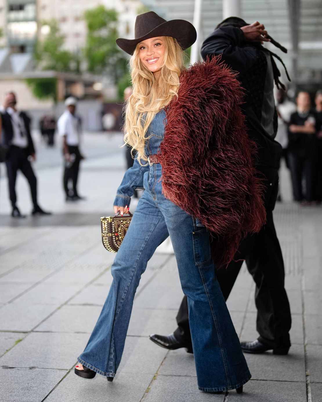 Beyoncé took a break from the Cowboy Carter tour to sit at Louis Vuitton.