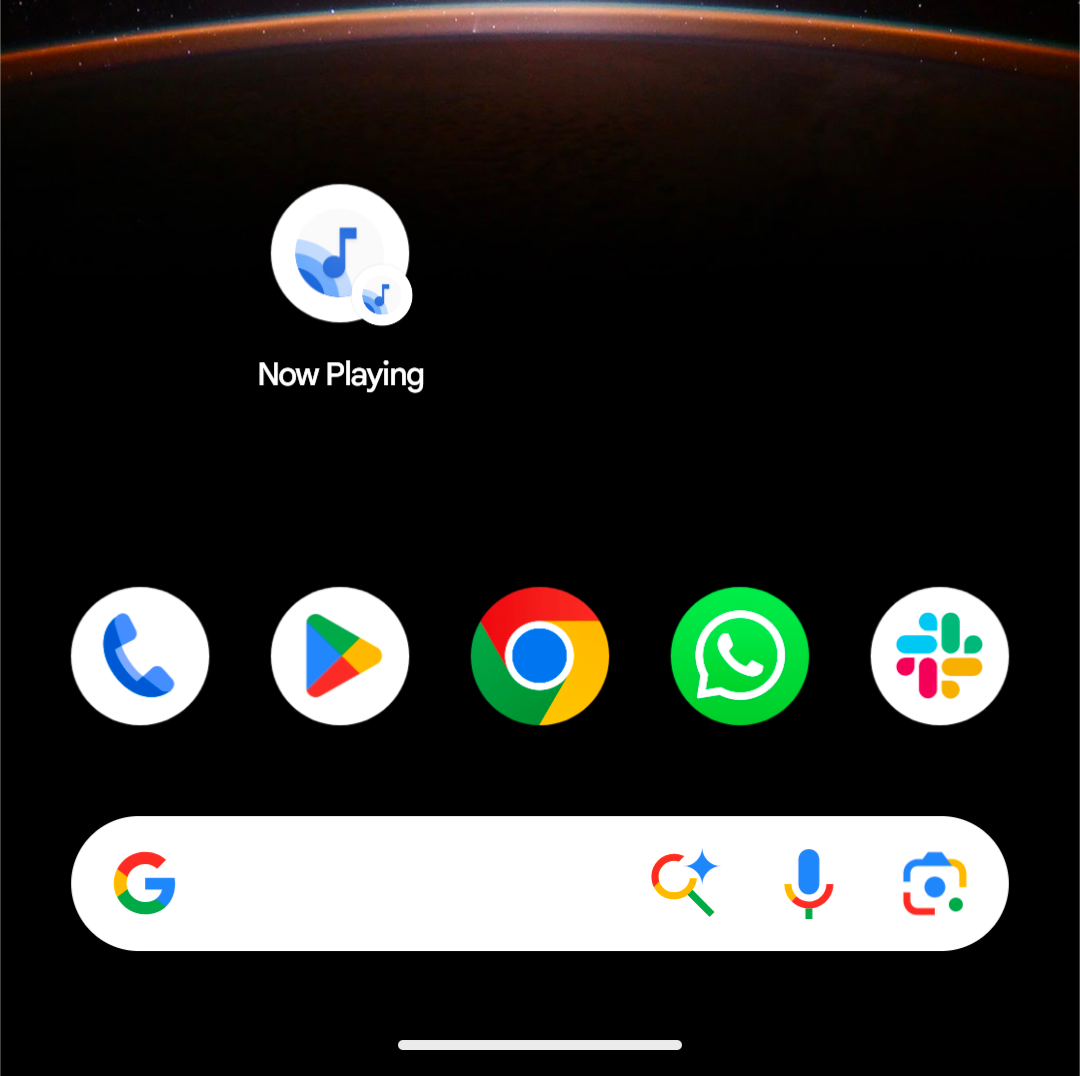Google Pixel Now Playing Shortcut AP