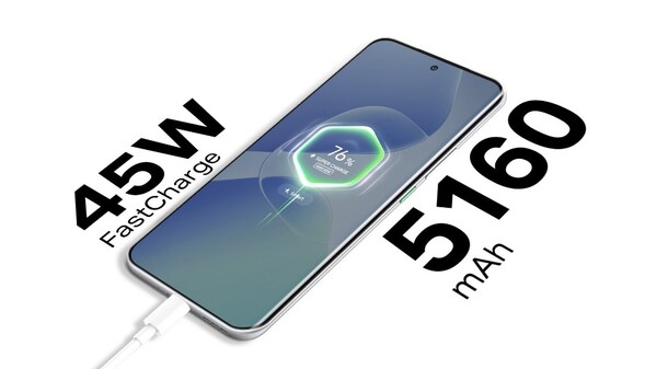 Infinix HOT 60 Pro+ packs a 5160mAh high-capacity battery and 45W FastCharge.